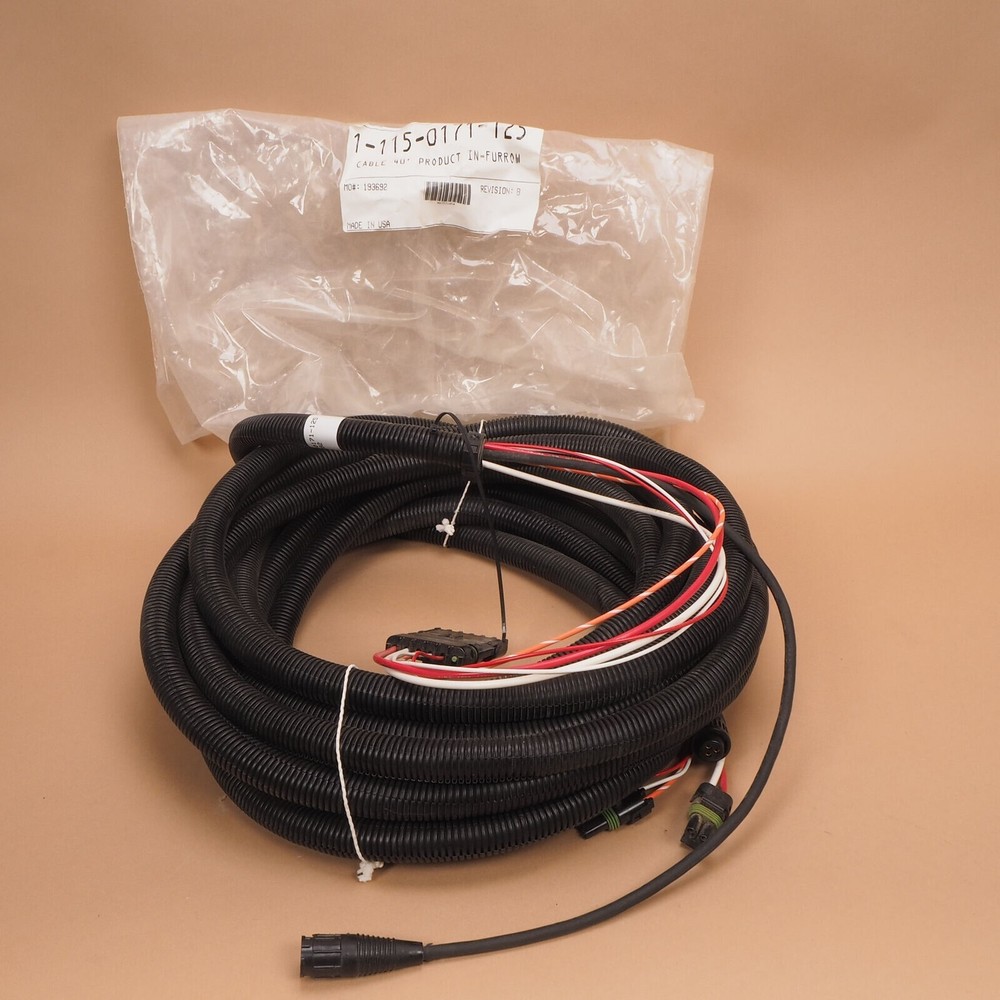 Raven 40′ In-Furrow Product Cable 115-0171-125 REV B