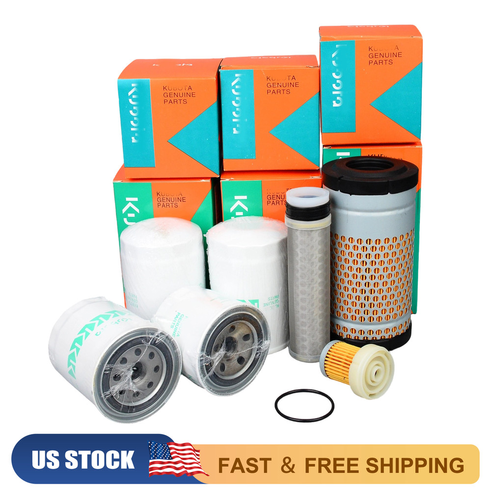Air Oil Fuel Hydraulic Filter Kit For Kubota B2630 B2650 HSD