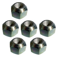 Wheel Lug Nut 1/2-20 Nuts 6 Pack Fits Ford NAA 2N 9N 8N 600 601 801 861 900