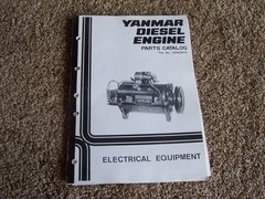 Yanmar 2QM015 Electrical Equipment Parts Catalog Manual K030G9172 xz