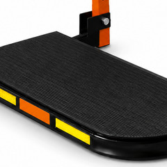 Heavy Duty Folding Tire Step Wheel Platform Adjustable for Truck SUV 350lbs Max