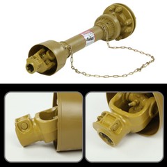 Fit For PTO Shaft PTO Drive Shaft 1-3/8″ 6 Spline w/Slip Clutch T4 31.5-41″ New