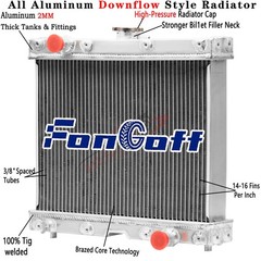 3Row Aluminum Radiator Fit Tractor John Deere 1025R 1026R 2025R 1023E #LVA16455