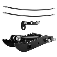 3-Hole Hydraulic Thumb Clamp for Mini Excavator TYPH-2008 88mm Center Distance