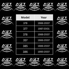 Peterbilt Radiator Gaskets 357 377 378 379 Pair – 42 Bolt Hole – USA Hand-Made