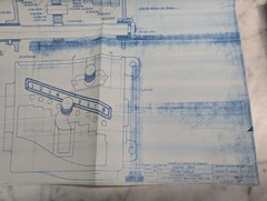 MONARCH MACHINE TOOL GEAR BOX ASSEMBLY DRAWING PRINT 16” LATHE PART NUMBERS