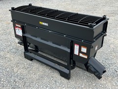 3/4 Yard Auger Mixer Mixing Discharge Bucket Concrete Attachment Fits Skid Steer