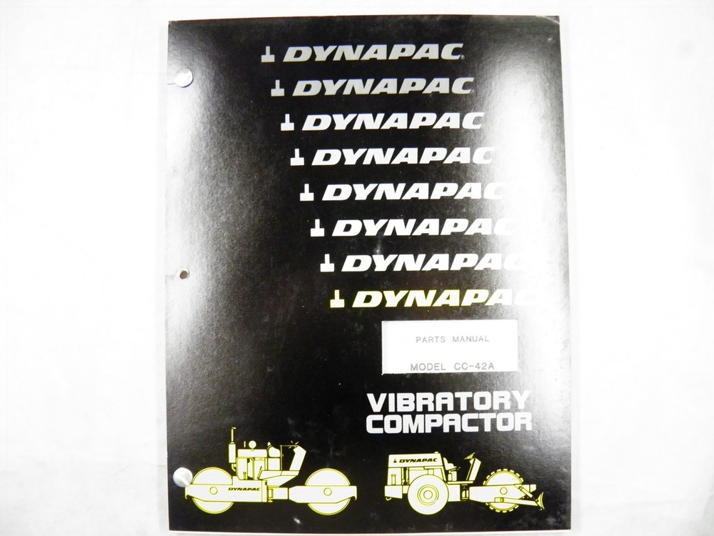 DYNAPAC CC42A VIBRATORY COMPACTOR PARTS MANUAL