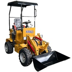 AGT 24HP RATO Gasoline Engine Mini Skid Compact Track Loader Wheeled KRW23