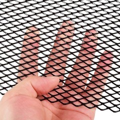 AggAuto 47×16 inches Car Pickup Truck Grill Mesh Spoiler Bumper Vent Aluminum…