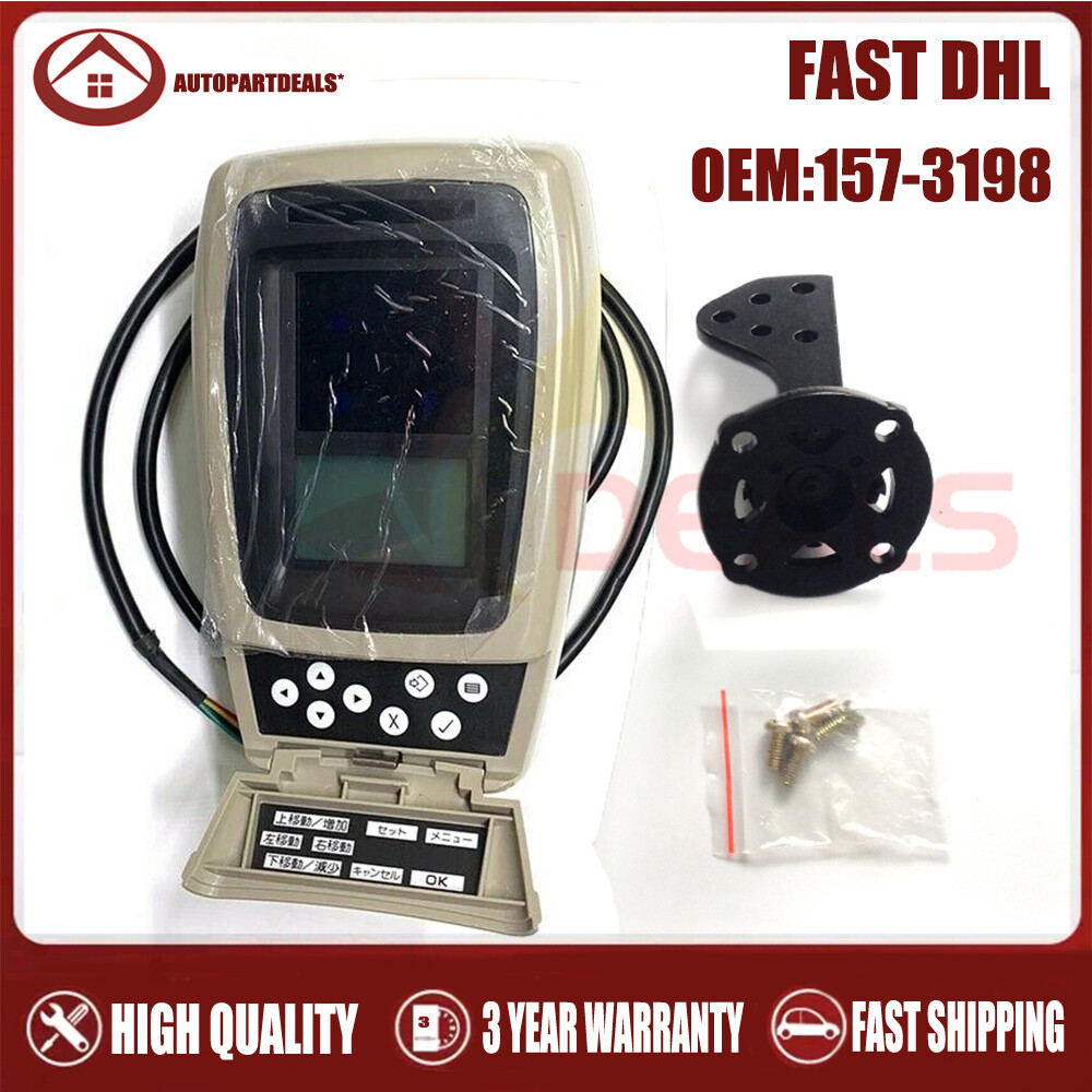 157-3198 260-2160 LCD Monitor For CAT 312C 315C 320C 325C 330C Excavator 2602160