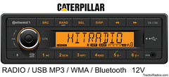 Caterpillar Direct Connect Plug & Play Tractor Radio Bluetooth Cat Dozer Loader