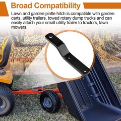 Lawn Mower Hitch for Agri-Fab 23475, Garden Tractor Trailer Hitch, Black