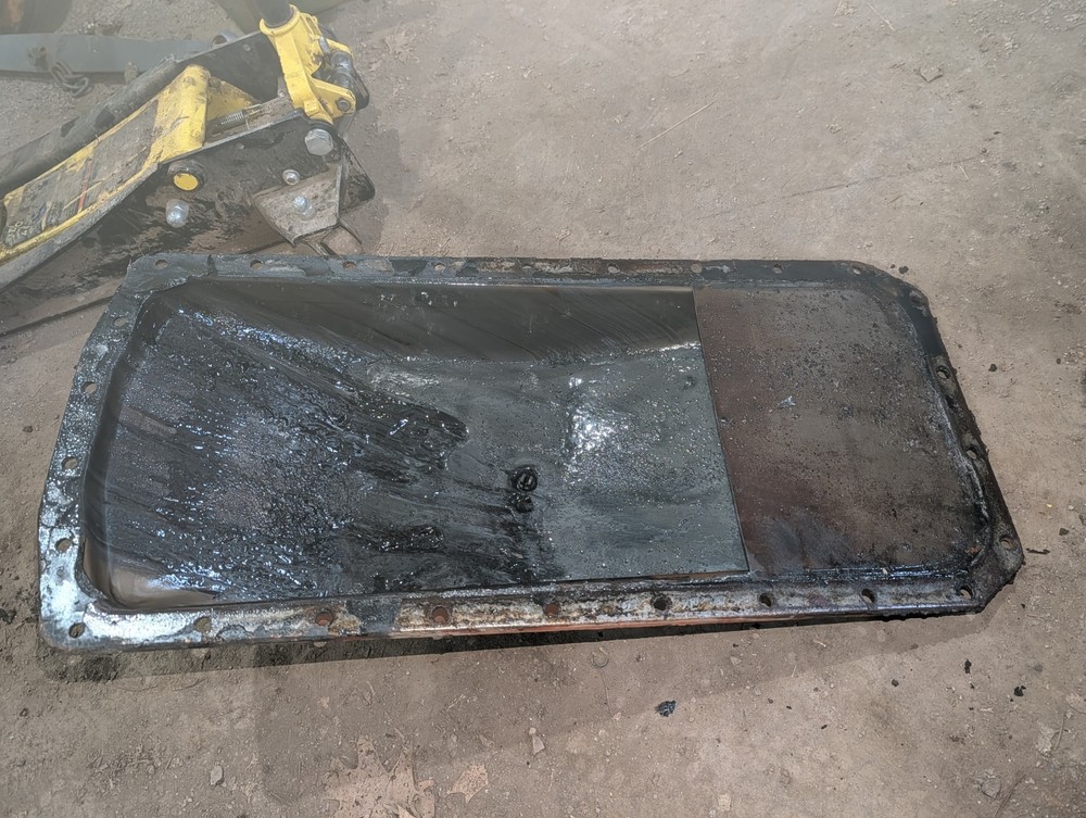 Case 411 Gas Tractor Engine Oil Pan Ji Case Part