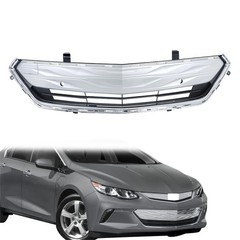 Lower Front Grille with Holes Silvery Black Replacement Volt Premier 2016-2019