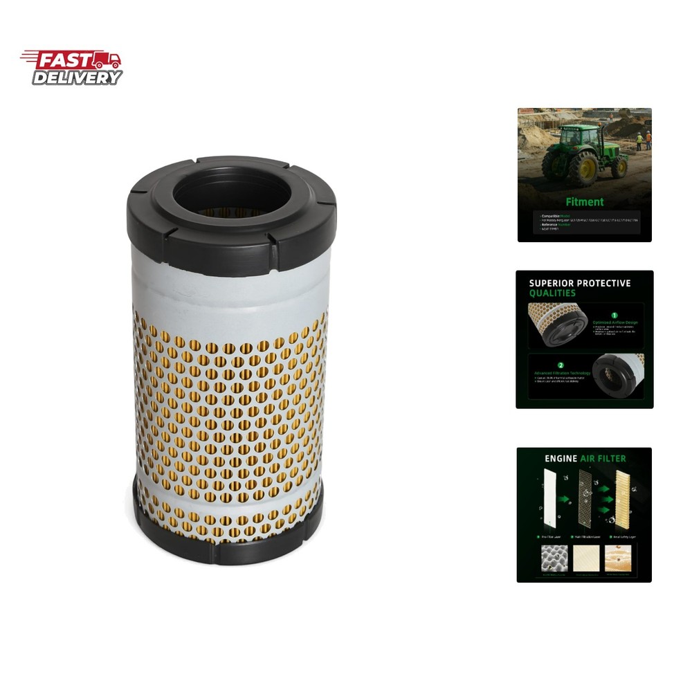 6259119M91 Air Filter Fit for Massey Ferguson Models, for GC1725M GC1723E GC1…