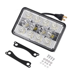 Pair Front LED Headlight for John Deere Tractor 4700,4710,4720,6500,6600,6700