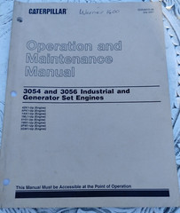Caterpillar Operation And Maintenance Manual For 3054 And 3056 Indust. Engines