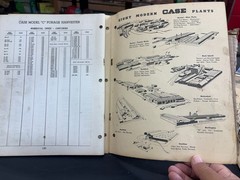 VINTAGE CASE MODEL C FORAGE HARVESTER PARTS CATALOG NO. D250 1952 tractor 120 Pg
