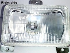 Fits Kubota Tractor M 5400 M 5700 Right Headlight Lamp with Socket Front Light
