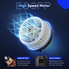 ECCPP HVAC AC Heater Blower Motor w/Fan Cage fit for 2012-2015 for Chevrolet …