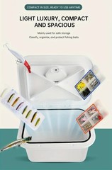 Marine Boat Storage Box Embedded Console Organization Box for Bait Fishing Gear