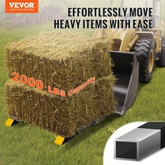 Durable 43in Pallet Forks 2000lb Rating 30in Blade High Strength Steel