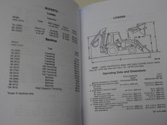 Case 580D/Super D Loader Backhoe Operators Manual Owners Maintenance Book NEW