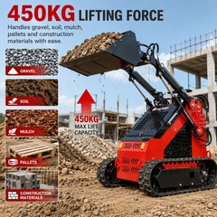 FREE SHIP/unloading Mini Skid Steer Loader 24HP EPA Engine Tracked Loader 1962lb