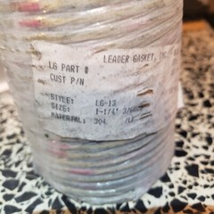 25 pcs Leader Gasket LG-13 1-1/4″ 304SS