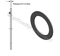 2ea PTO Slip Clutch Friction Disc OD4.72”/ ID3.34” / Thickness 0.12″