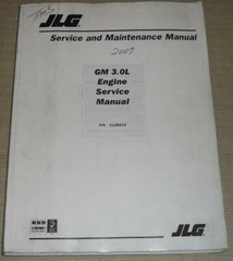 JLG GM 3.0L ENGINE SERVICE SHOP REPAIR WORKSHOP MANUAL BOOK 3128415