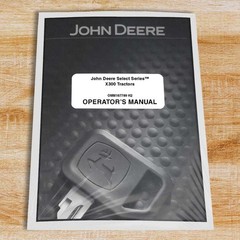 John Deere X300,X304,X310,X320,X324,X360 Owners Operators Manual – OMM167789