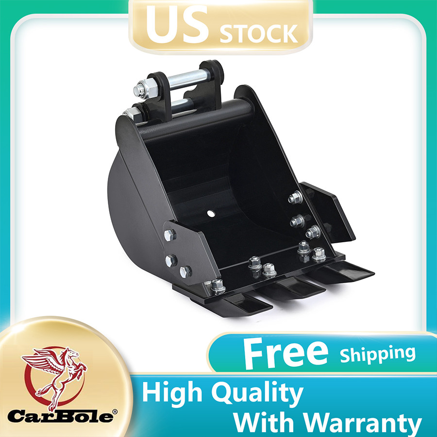 Digging Bucket Attachment 12inch/300mm For Mini Excavator Trench Buckets w/Teeth