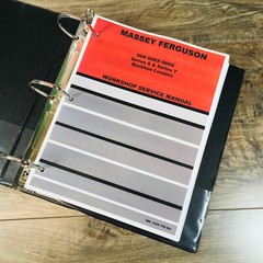 Massey Ferguson 50H 50Hx 60Hx Series S & T Backhoe Loader Service Manual Repair