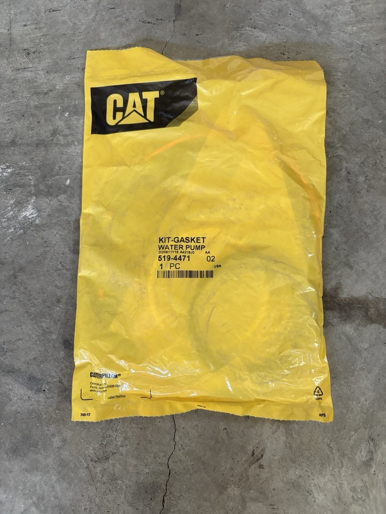 Caterpillar OEM 519-4471: Water Pump Install Kit New In Bag