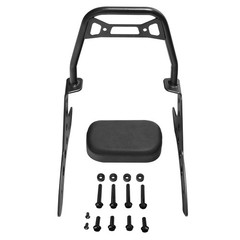 Black Passenger Sissy Bar with Backrest Pad Fit for Rebel CMX1100 2021-2025
