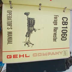 GEHL AGRICULTURE SERVICE OWNERS MANUAL BINDER OF Over 30 MIXED MANUALS