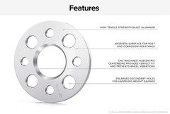 Stancemagic – Pack Of 2-3Mm Hubcentric 4X100 Wheel Spacers 56.1Mm Bore –