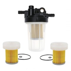 Fuel Filter Assembly 6A320-58862 & 2pcs Filter 6A320-58830 For Kubota B-Series
