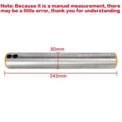Excavator Bucket Pins 80MM x 543MM 40CR Steel For John Deere Caterpillar Kubota