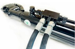 Hydraulic Top Link Cat 2+2 with Hook, 23-6″-33,65″ / 8″Stroke with Valve+Hoses