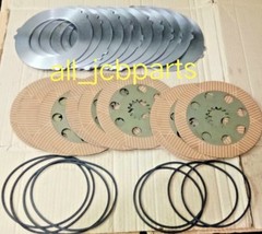 JCB BRAKE FRICTION- 10, COUNTER PLATES- 12 no & SEALS (PART 458/20285 458/20353)