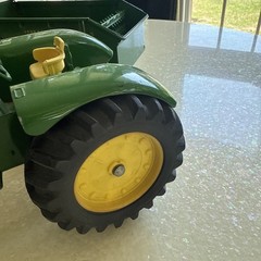 Vintage John Deere 5020 Diesel Tractor With Trailer (Agriculture)