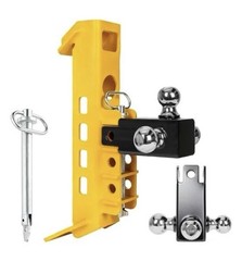 WARMOASIS Skid Steer Trailer Hitch Attachment 3 Ball 20,000 lb Capacity