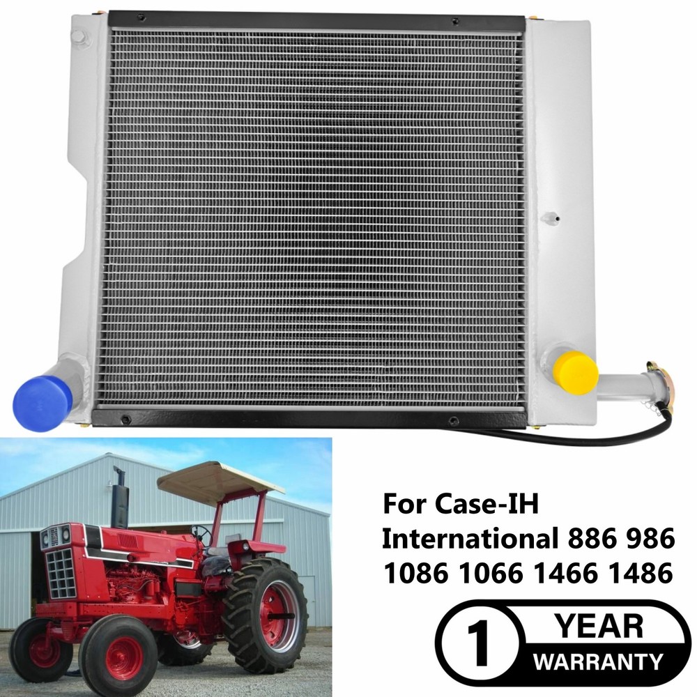 4 Row Tractor Radiator For Case IH 766 886 966 986 1066 1086 1486 1466 121725C1