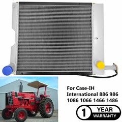 4 Row Tractor Radiator For Case IH 766 886 966 986 1066 1086 1486 1466 121725C1