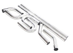 8PC 2.5″SS DIY Custom 45/90/180 Degree+47″Straight Pipe+ Crossover X- Pipe Kit