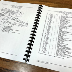 Service Manual Parts Catalog Set for John Deere 1010 Crawler Tractor Dozer Shop