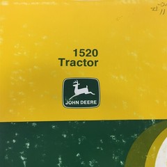 Genuine John Deere 1520 Tractor Parts Catalog PC-1121 1977 Dealer Service